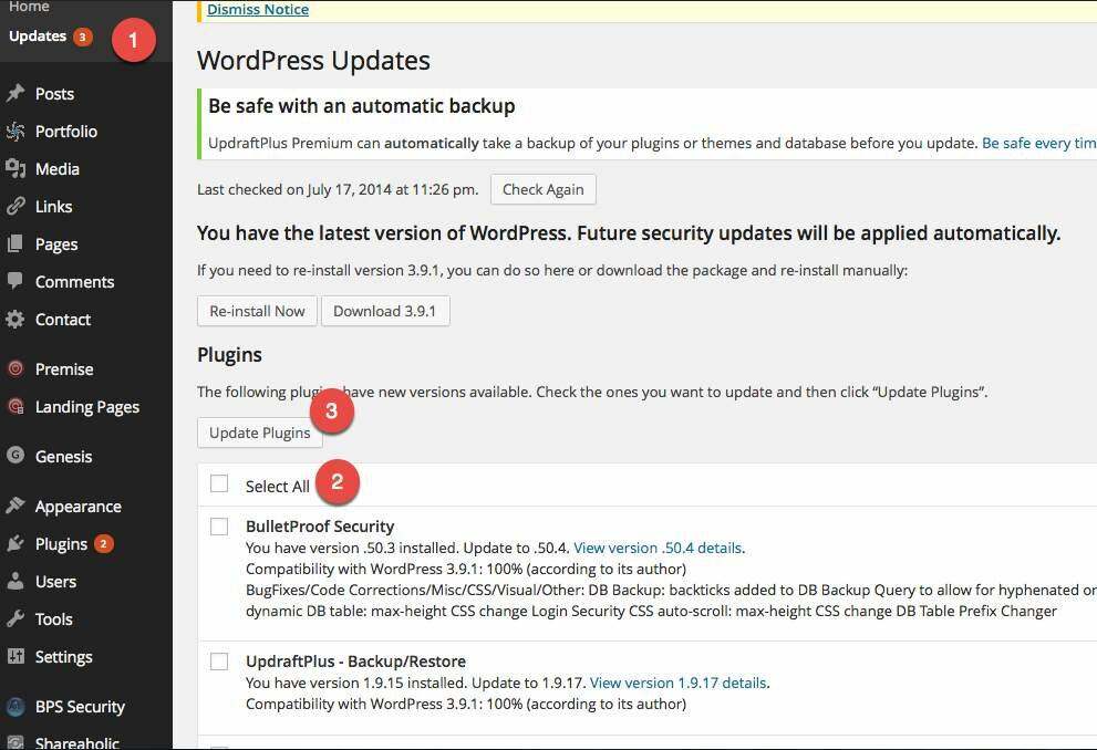 Almost One Step To Software Updates in WordPress